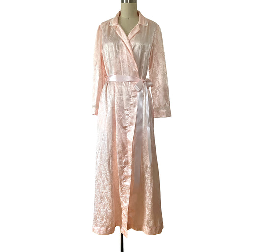 1970 Christian Dior Pink Robe Vintage Designer Lingerie Naughty Nighty Lounge Wear