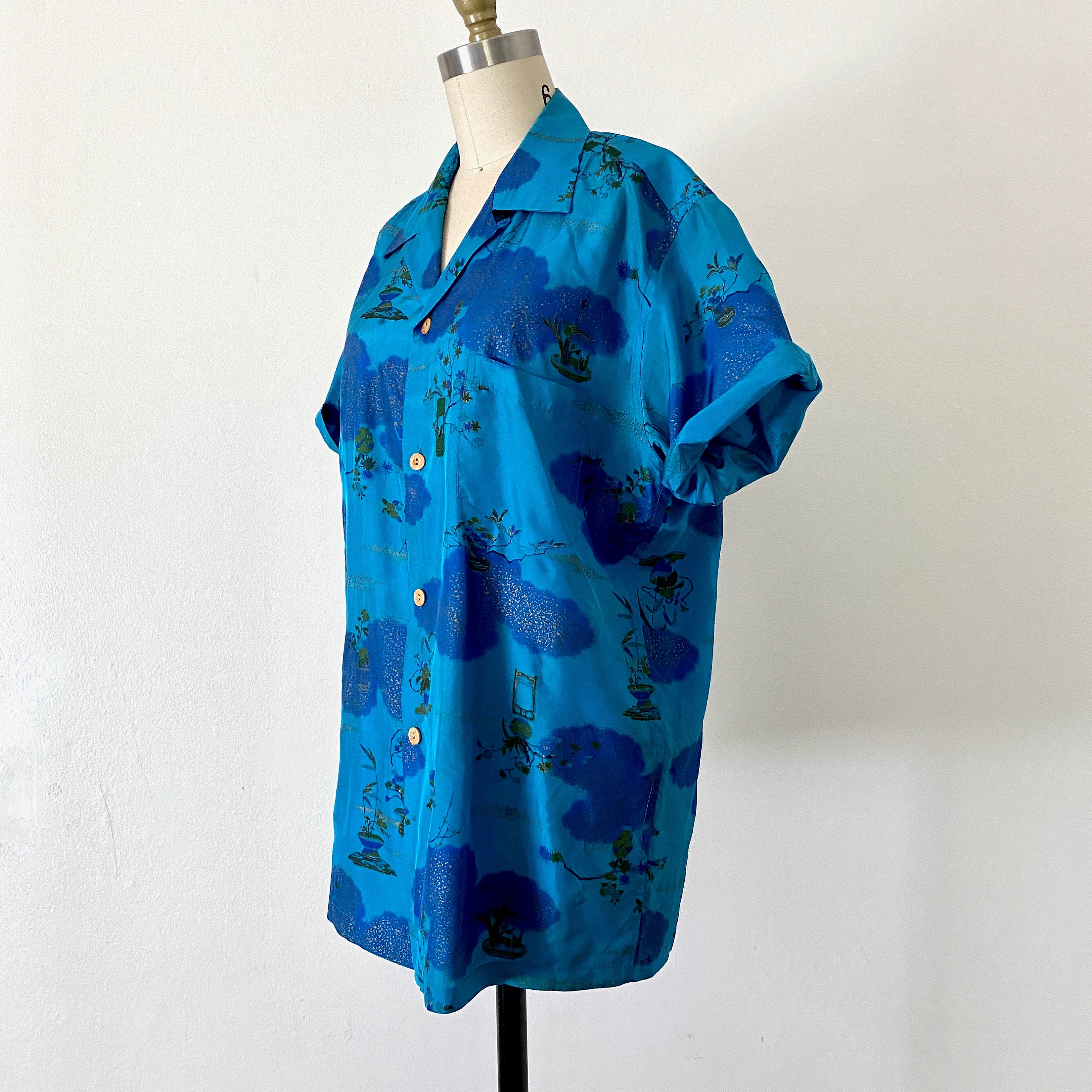 1930s McInerny's SILK Loop Collar Vintage Hawaiian Shirt – Aft