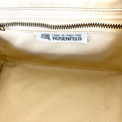 1960/1950 Vintage Rosenfeld Box Purse Train Case Handbag Pinup Purse